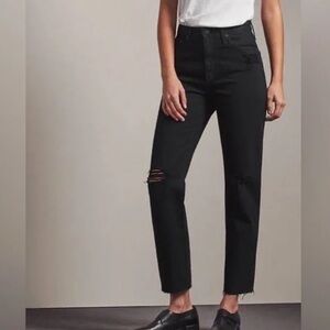 Adriano Goldschmied The Phoebe Vintage High Waisted Tapered Leg Black